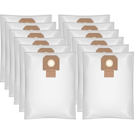 12 Sacs pour Aspirateur Bosch GAS35,GAS35L AFC,2607432037 (1/5)