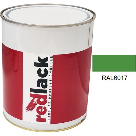 Barattolo da 3L di vernice – RAL 6017 – Verde maggio – satinata – multisupporto – Redlack