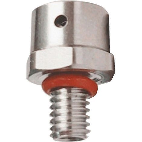 Valves de purge d'air étanches en acier inoxydable M5 M-6 M12 M16 M20 à visser, bouchon de protection, valves de purge métalliques, couleur : M6x1 (1/4)