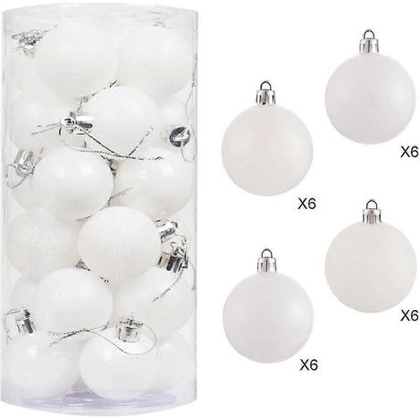 Christmas Ornament Set - Colorful Ball Decorations Create a Festive Tree Display (1/5)