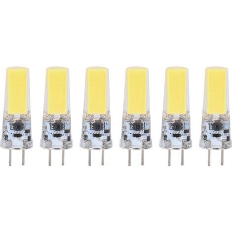 6PCS Ampoule LED COB 5W 500lm Blanc Froid, Lampe Plafond Silicone pour Salon Éclairage Intérieur