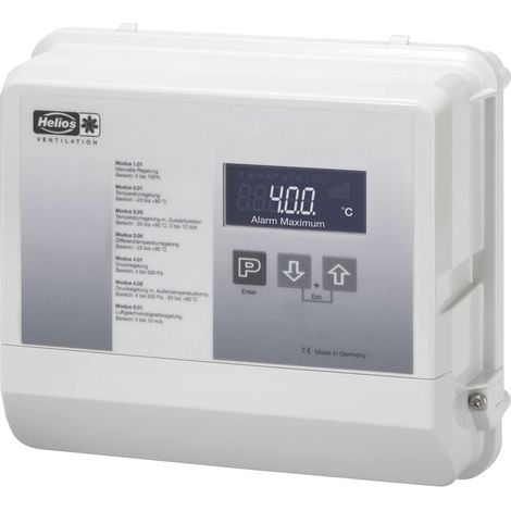 Helios EUR EC Dispositivo de regulación universal electrón. para control continuo de velocidad de ventiladores EC, 01347