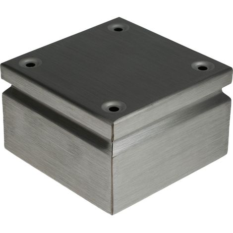 Boîte de dérivation en Acier inoxydable 304 150 x 150 x 80mm 0 voies, IP66 ( Prix pour 1 ) (1/3)