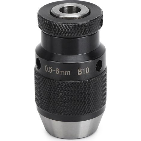 Mandrin de Perçage à Serrage Automatique B10 0,5-6 Mm pour Machine à Laver et Tour Mandrin de Perçage pour le Perçage et un Changement d'outil Facile (1/5)