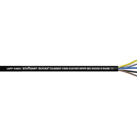 Elektrischer Draht Lapp ölflex classic 130 h 2.5mm² schwarz