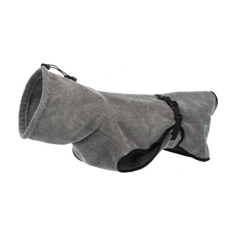 Trixie Peignoir Chien Gris Taille M Confort Séchage