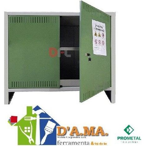 ARMADIO MINI FITOFARMACI 100X40X80 IN KIT CERTIFICATO PER PRODOTTI FITOSANITARI