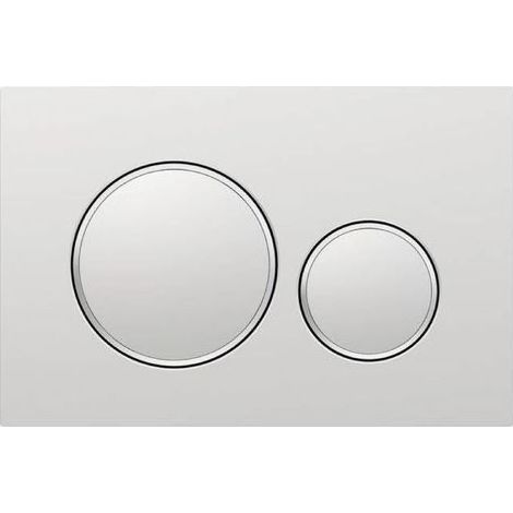 Gilt für Geberit Sigma20 Betätigungsplatte für 2-Mengen-Spülung: matt verchromt lackiert, Perl-Effekt-Beschichtung, hochglänzend verchromt (115.882.JQ.1) (1/4)