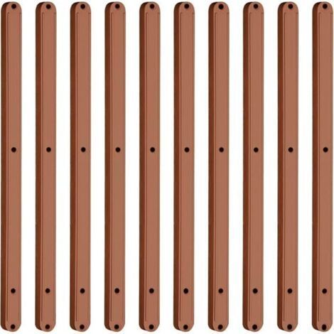 10er-Pack Kunststoff-Schubladenschienen, 298 mm – Geräuschloses, verdecktes Design – Verschleißfest – Für ausziehbare Schränke und Schubladen (1/5)