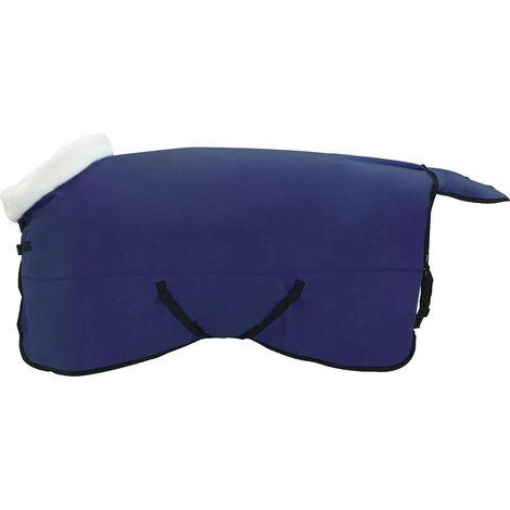 Horse Blanket Navy Blue 135 cm Polar fleece vidaXL