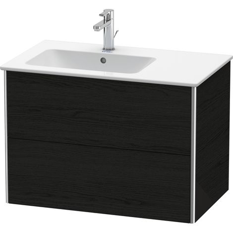 Duravit XSquare Waschtischunterbau wandhängend, 2 Schubkästen,