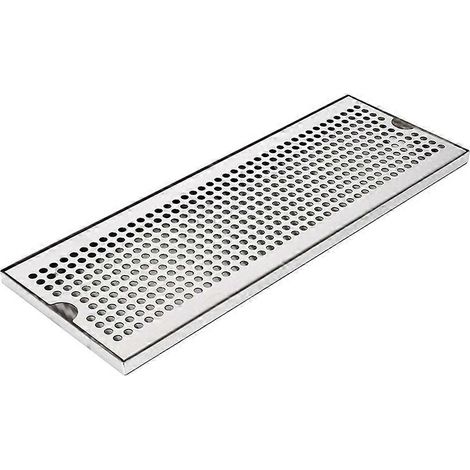 Acier inoxydable goutte plateau pour barre rectangulaire eau Catching plateau huile Draining plateau 50x17 5x1 5cm (1/5)