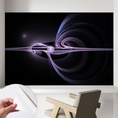Carta da parati autoadesiva - fotomurale - decorazione parete - stile elegante - decorazione casa - Astrazione cosmica 104x70 cm (1/5)