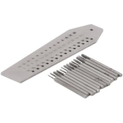 Outils de réparation montre, 14 pièces avec vis, tarauds et filières pour l'entretien d'horloges montres, kit complet extracteur -