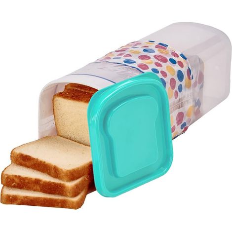 Boîte à pain en plastique pour le rangement du pain sur les comptoirs, dans la cuisine et à la maison, offrant une organisation pratique et préservant la fraîcheur.-AquaForge (1/5)