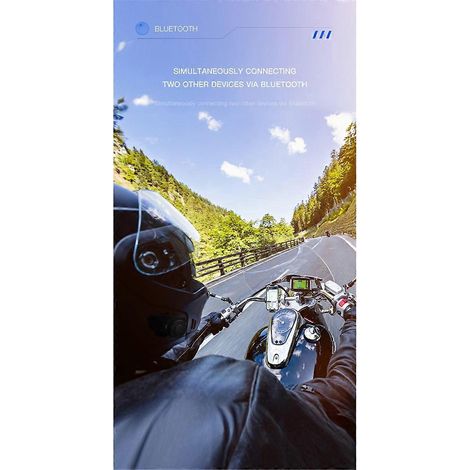 Casque de moto Bluetooth avec interphone mains libres (1/5)