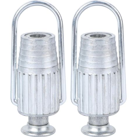Lot de 2 tendeurs de corde à linge en aluminium (1/5)