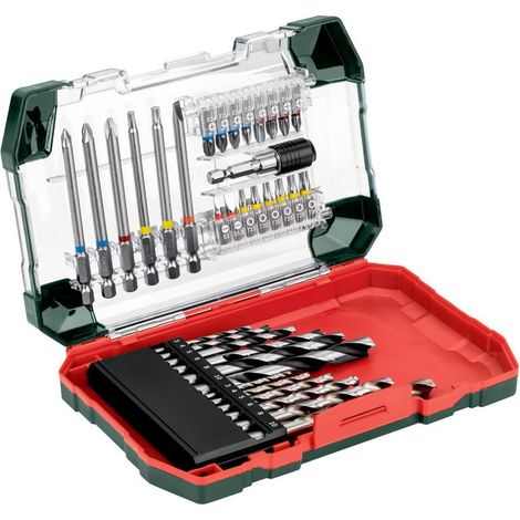 Metabo - Set di bit e punte da trapano da 35 pezzi 626725000