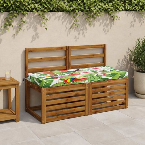 vidaXL Cojín de banco SOEST 100% Poliéster Multicolor 110 x 50 x 8 cm (1/5)