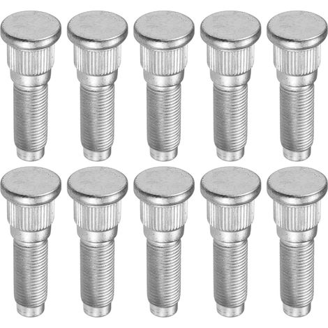 Goujon De Roue 1/2"-20 Pour 07-17 10 Pièces Acier Chromé, Ton Argent, Pour 2002-2010, 2006-2010, Changement Rapide, Anti-Rouille (1/5)