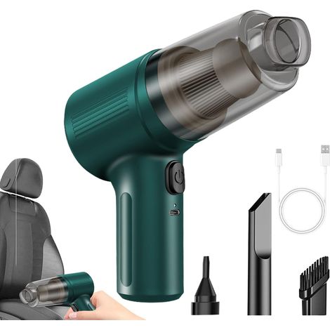 1 Aspirateur Sans Fil,Haute Puissance 6000Pa,Compact Pour Voiture Et Maison (1/5)