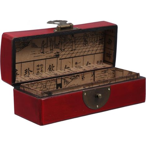 Boîte à Bijoux Vintage Bois Avec Couvercle Organisateur De Bijoux Élégant Pour Chambre Bureau Ou Salon (1/5)