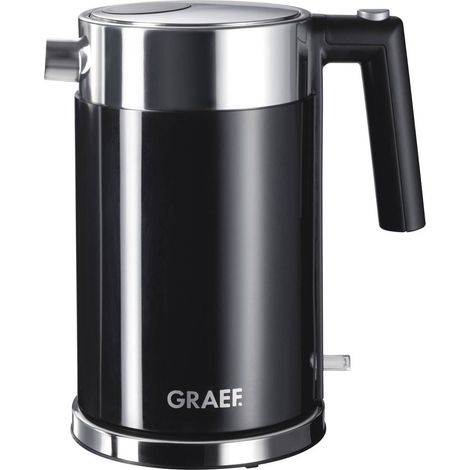 Wasserkocher WK62EU 1,5 l 2000 W Edelstahl/schwarz (1/4)