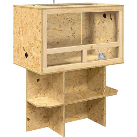 Terrarium Braun 80 x 50 x 100 cm OSB vidaXL