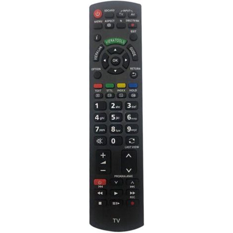 Remplacement telecommande panasonic n2qayb000487 pour Panasonic Viera TV:TH-32LRG20E TX-L42E3B TX-P46S20E TX-P50U30E