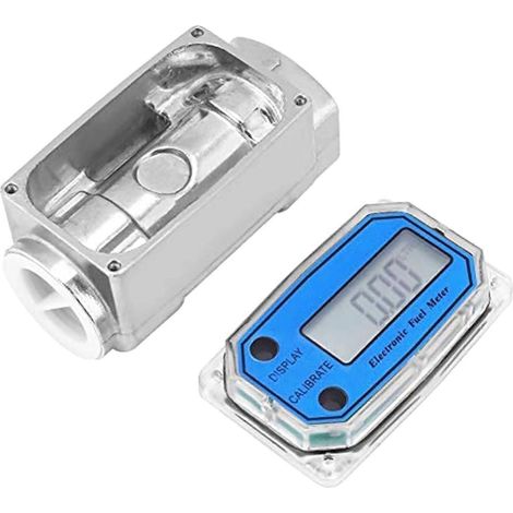 Écran LCD numérique pour testeur de débit de carburant de turbine, débitmètre pour produits chimiques, eau et liquides de mer, outils de mesure électroniques (1/5)
