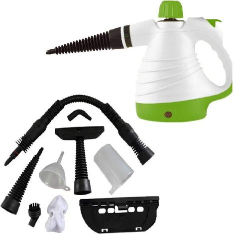 TRADE SHOP - Pulitore A Vapore Elettrico Portatile Multiuso 1050w Professionale 400ml 105°c -