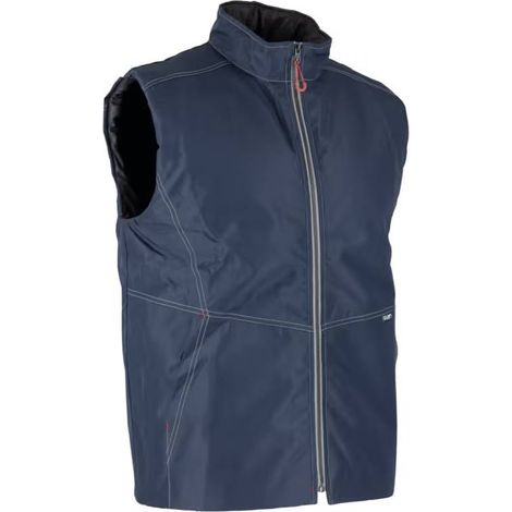 Bodywarmer matelassé bleu marine mixte Mecanic - LMA - Couleur Bleu marine - Taille Vêtement L