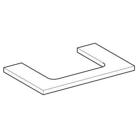 Geberit ONE Waschtischplatte, Ausschnitt mittig, für (1/5)