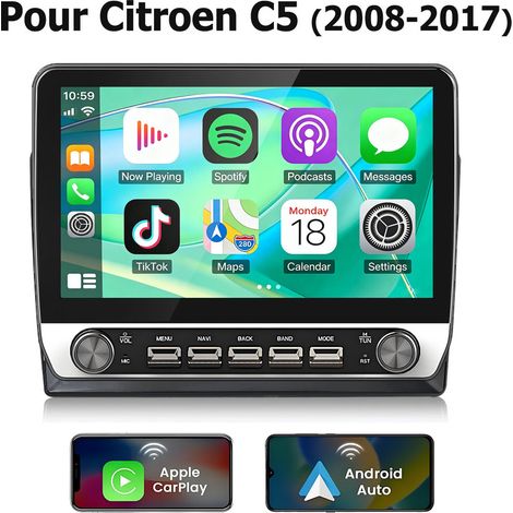 10.1 pouces Carplay Autoradio pour Citroen C5 (2008-2017) système Linux JUNSUN (1/5)