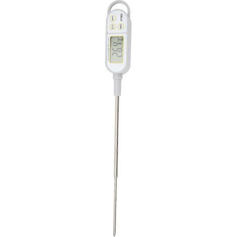 Lebensmittelthermometer IPX6 wasserdichtes Datenspeicher-Thermometer mit Sonde für Fleisch, Grill und Backofen -50 bis 500 °C (1/4)
