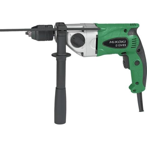 Perceuse 790W acier 13mm bois 40mm réversible mandrin autoserrant 13mm 2kg HIKOKI D13VB3LBZ (1/4)