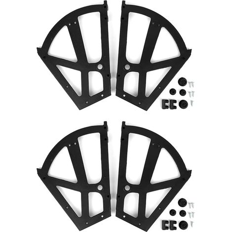 4 Pieces/Set Home Furniture Hinge Shoes Drawer Cabinet Hinge Flip Plate Rotating Frame Rack Accessory for Kitchen Living Room (1/5)