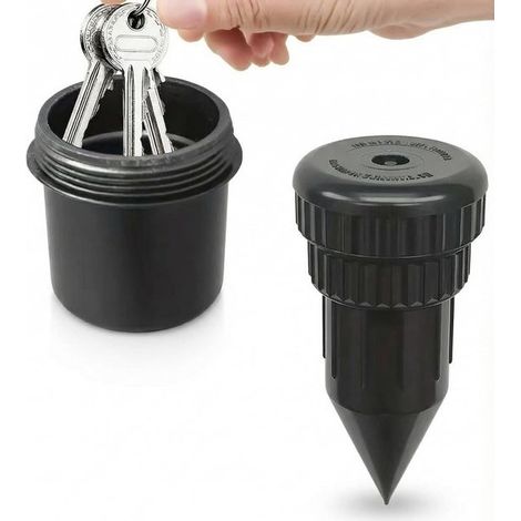 1 Cache-clés extérieur, tête d'arroseur pointue, étanche antirouille, résistant aux chocs, pour jardin pelouse balcon (1/5)