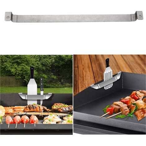 Support de spatule pour plaque de cuisson Blackstone en acier inoxydable (grand modèle) (1/5)