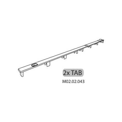 R 2XTAB M02.02.043 X ARMADIO SPORCO PULITO RESINA 1 ANTA 175X59X39 KIT- 1,0 confezione