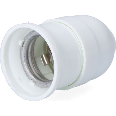 Keramik-Innenfassung aus Bakelit E27, 4 bis 230 V, weiß, ø43 x 65 mm (eingeschweißt)