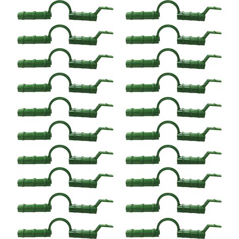 Gewächshaus-Folienclips, 4 Größen (8 mm, 11 mm, 16 mm, 20 mm), hochwertiges PE-Material, 20er-Packung zur Befestigung von Planen, Segeltuch und Rahmen (1/5)