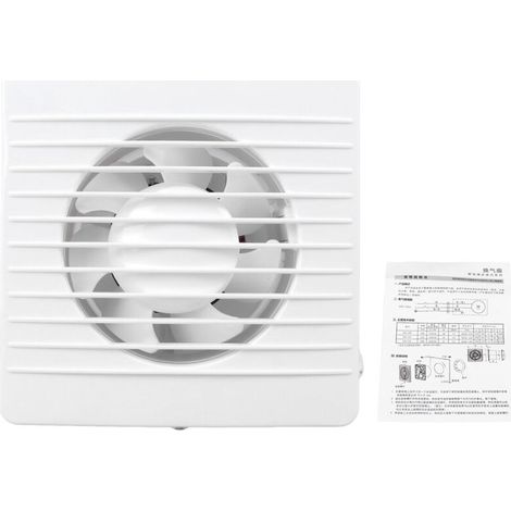 Ventilateur d'échappement Plafond de salle de bain Extracteur Ventilation de cuisine Ventilation murale puissante MUTE 4IN 220V (1/5)