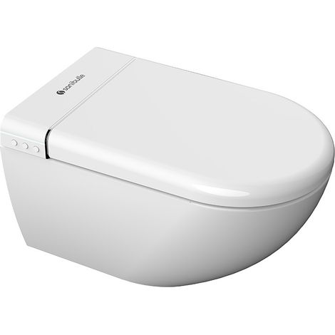 WC Japonais suspendus Elysée avec bati-support - Haut de gamme - Toilettes lavant en céramique blanc - Garantie 3 ans -télécommande, lavage, température, pression, séchage réglable- chasse d'eau (1/5)