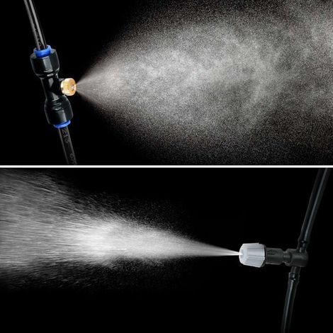 Sprühdüse, Sprühdüse aus Messing für Terrassen-Sprühsysteme, 10 Stück (1/5)