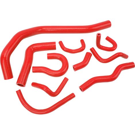 Kit de durites de radiateur en silicone rouge pour CR-X (1988-1991) (1/5)
