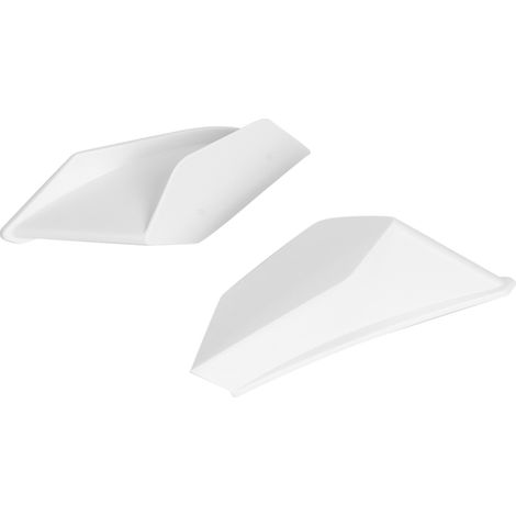 Ailerons aérodynamiques pour moto, spoiler universel, accessoire de modification, blanc (1/3)