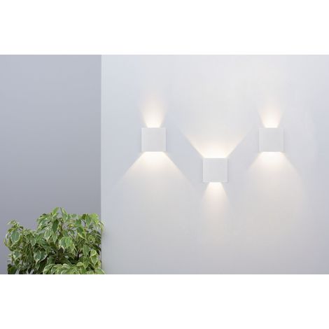 Lampada da parete Outdoor in Metallo Fulton Bianco (1/5)