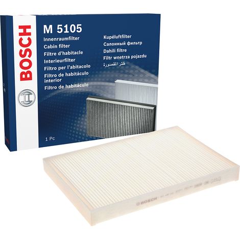 Bosch M5105 - Filtre d'habitacle standard - filtre à poussière et à pollen (1/5)