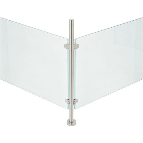 Poteau d’angle de balustrade en acier inoxydable 316, poteau de rampe pour balcon, terrasse, escalier et piscine (1/5)